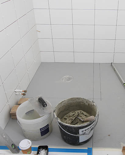 Renovering av standardbadrum