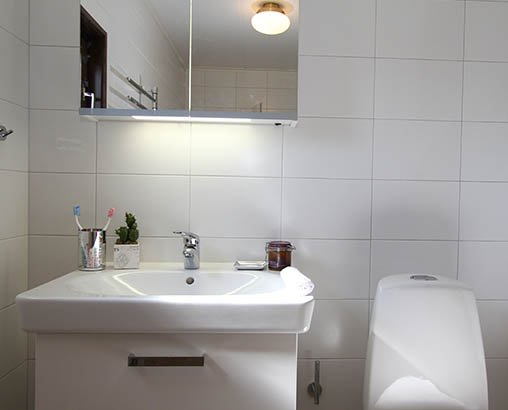 Renovering av standardbadrum